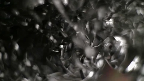 Iron shavings are extremely close-up. Abstract background. Stock Footage 80436575