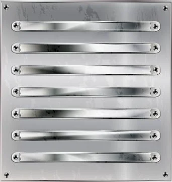 Iron sheet and lines Stock Illustration