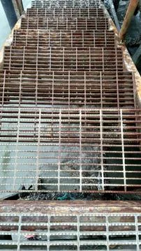 Iron staircase 写真素材