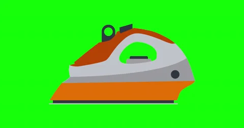 Iron steam icon laundry vector equipment illustration tool isolated clothing  Stock Footage 141468012