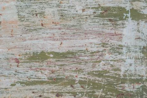Iron surface is covered with old paint texture background Stock Photos