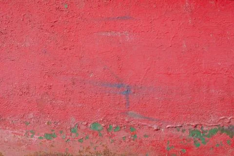 Iron surface is covered with old paint, texture background Stock Photos