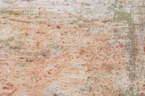 Iron surface is covered with old paint, texture background Stock Photos