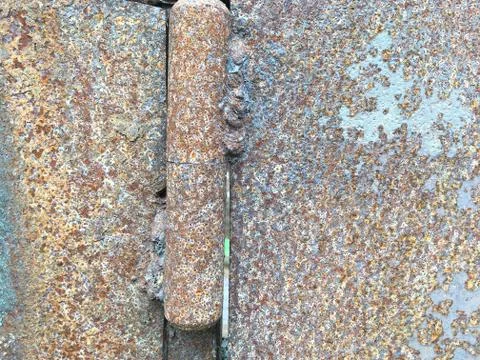 Iron surface rust. Rusty metal sheet, old grunge metal texture use for backgr Stock Photos