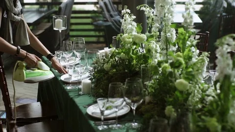 Iron table cover Stock Footage 72667635