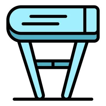 Iron table icon vector flat 스톡 일러스트