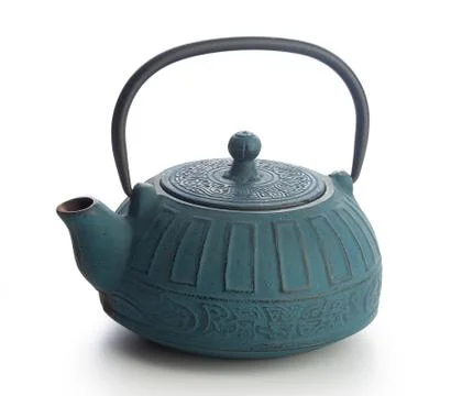 Iron teapot Stock Photos