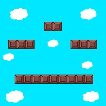 Iron Wall Game Stock Illustration