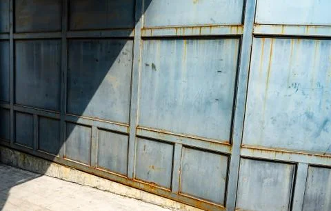 Iron wall Foto stock