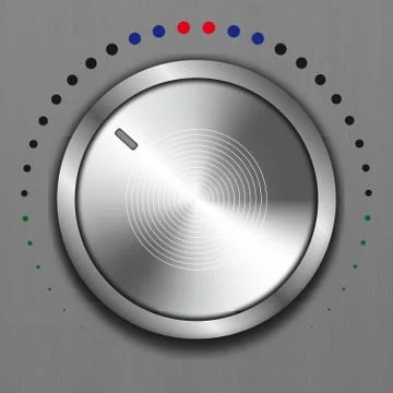 Iron web button Stock Illustration