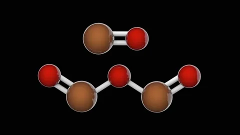 Iron(II,III) oxide. Fe3O4. Seamless loop. RGB + Alpha (Transparent) channel Video stock 154230713