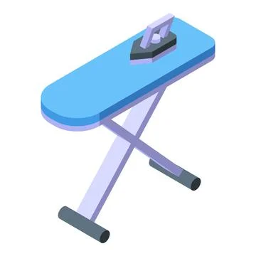 Ironing board icon isometric vector. Work service Illustrazione stock