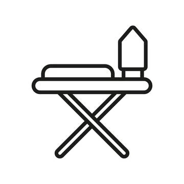 Ironing board icon vector design templates simple and modern Stock Illustration