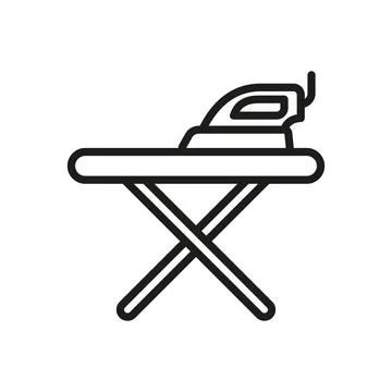 Ironing board icon vector design templates simple and modern Stock Illustration