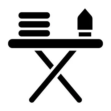Ironing board Vector Icon Design Illustration Stock Illustration