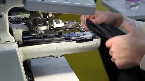 Ironing fabric textile sewing tailor fashion made to measure factory hands un 動画素材 1069504