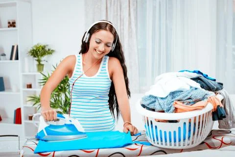Ironing Stock Photos