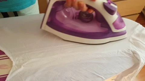 Ironing Of Shirt Stock Footage 150054701