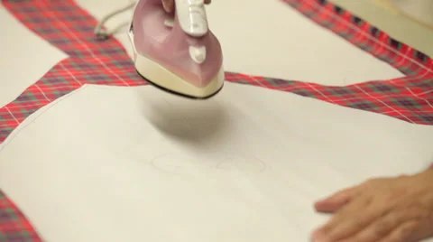 Ironing texture Stock Footage 31441736
