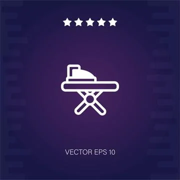 Ironing vector icon Stock Illustration