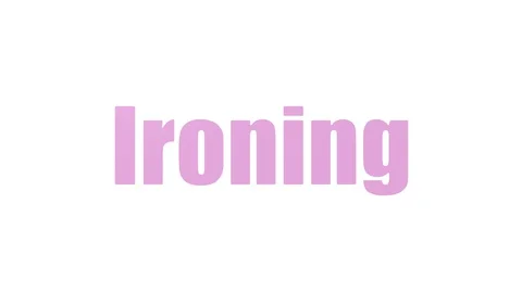 Ironing Wordcloud Animated Isolated On White 스톡 동영상 103668620