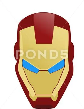 Ironman logo. Vector Stock Illustration