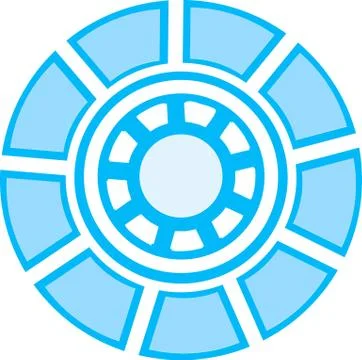 Ironman reactor Stock Illustration