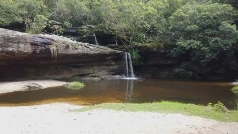 Irrawong waterfall 스톡 동영상 142720008