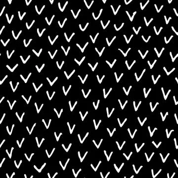 Irregular Abstract Birds Pattern Stock Illustration