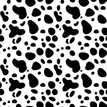 Irregular black dots pattern. Seamless hand drawn graphic print. 스톡 일러스트