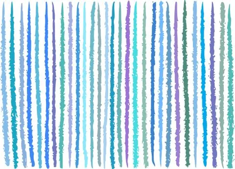 Irregular blue purple lines pattern over white Stock Illustration