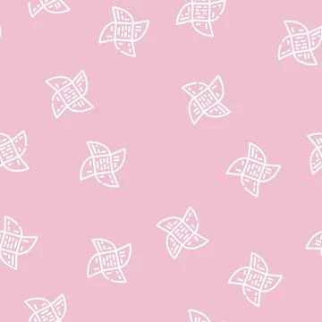 Irregular booklet line vector seamless pattern line Stock Illustration