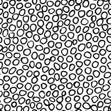 Irregular Bubbles Pattern Stock Illustration