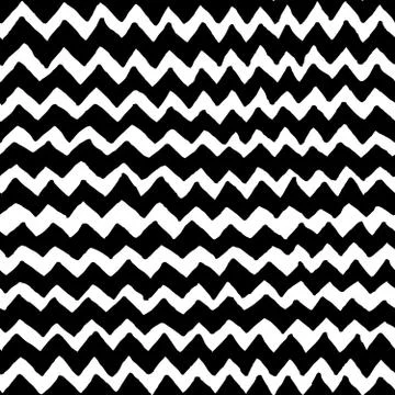 Irregular Chevron Pattern Stock Illustration