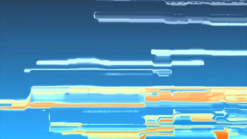 Irregular Distorted Lines Rectangle Shapes Moving Upward Motion Graphic Stock Footage 308891903