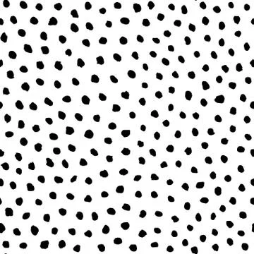 Irregular Dots Pattern Stock Illustration