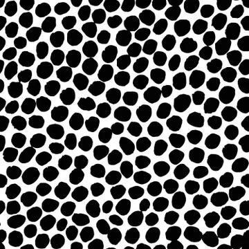 Irregular Dots Pattern Stock Illustration