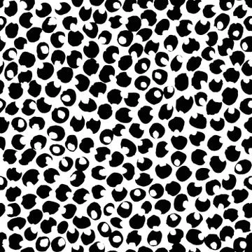 Irregular Dots Pattern Stock Illustration