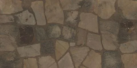 Irregular Flagstone Patio Floor Texture Stock Photos