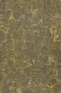 Irregular Flagstone Pavement Texture Seamless Stone Walkway Background Stock Photos