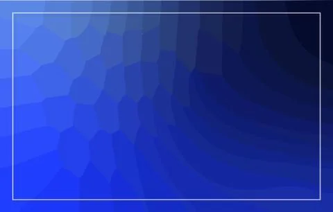 Irregular geometric background with blue color tones. Polygon and wave design Stock Illustration