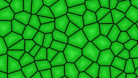 Irregular geometric shapes design motion graphics with green screen background Stock Footage 138190781