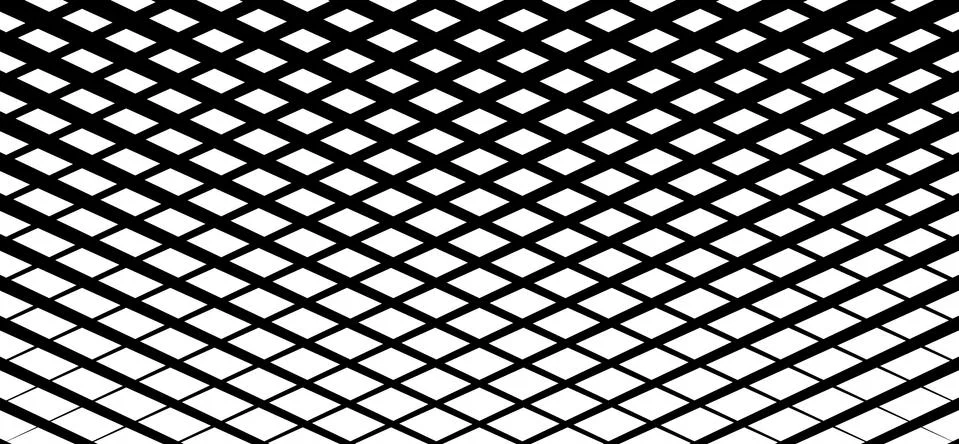 Irregular grid, mesh pattern, abstract monochrome geometric texture Illustrazione stock