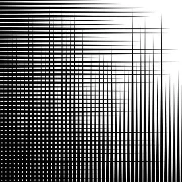 Irregular grid, mesh pattern, abstract monochrome geometric texture Stock Illustration