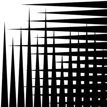 Irregular grid, mesh pattern, abstract monochrome geometric texture Illustrazione stock