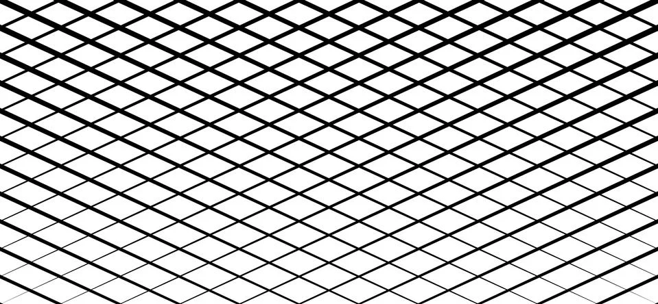 Irregular grid, mesh pattern, abstract monochrome geometric texture Stock Illustration