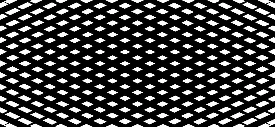 Irregular grid, mesh pattern, abstract monochrome geometric texture Illustrazione stock
