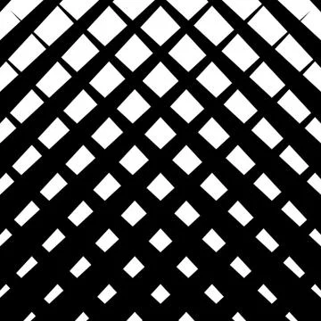 Irregular grid, mesh pattern, abstract monochrome geometric texture Stock Illustration
