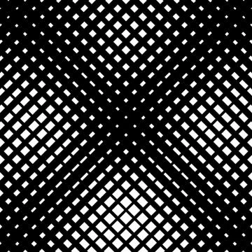 Irregular grid, mesh pattern, abstract monochrome geometric texture Stock Illustration