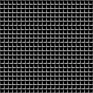 Irregular grid, mesh seamlessly repeatable monochrome pattern. Abstract geome Stock Illustration